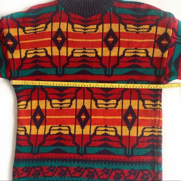 Vintage Laureen E. Ong Geometric Crewneck Sweater - Picture 9 of 10